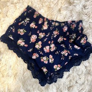 Lacey Printed Shorts